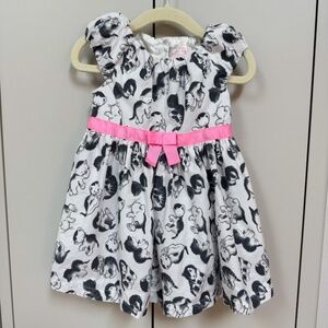 My Little Golden Book The Shy Little Kitten White Kitty Cat Dress Pink Bow 18-24